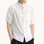 Camisa - Gola Mandarim Elegante masculino