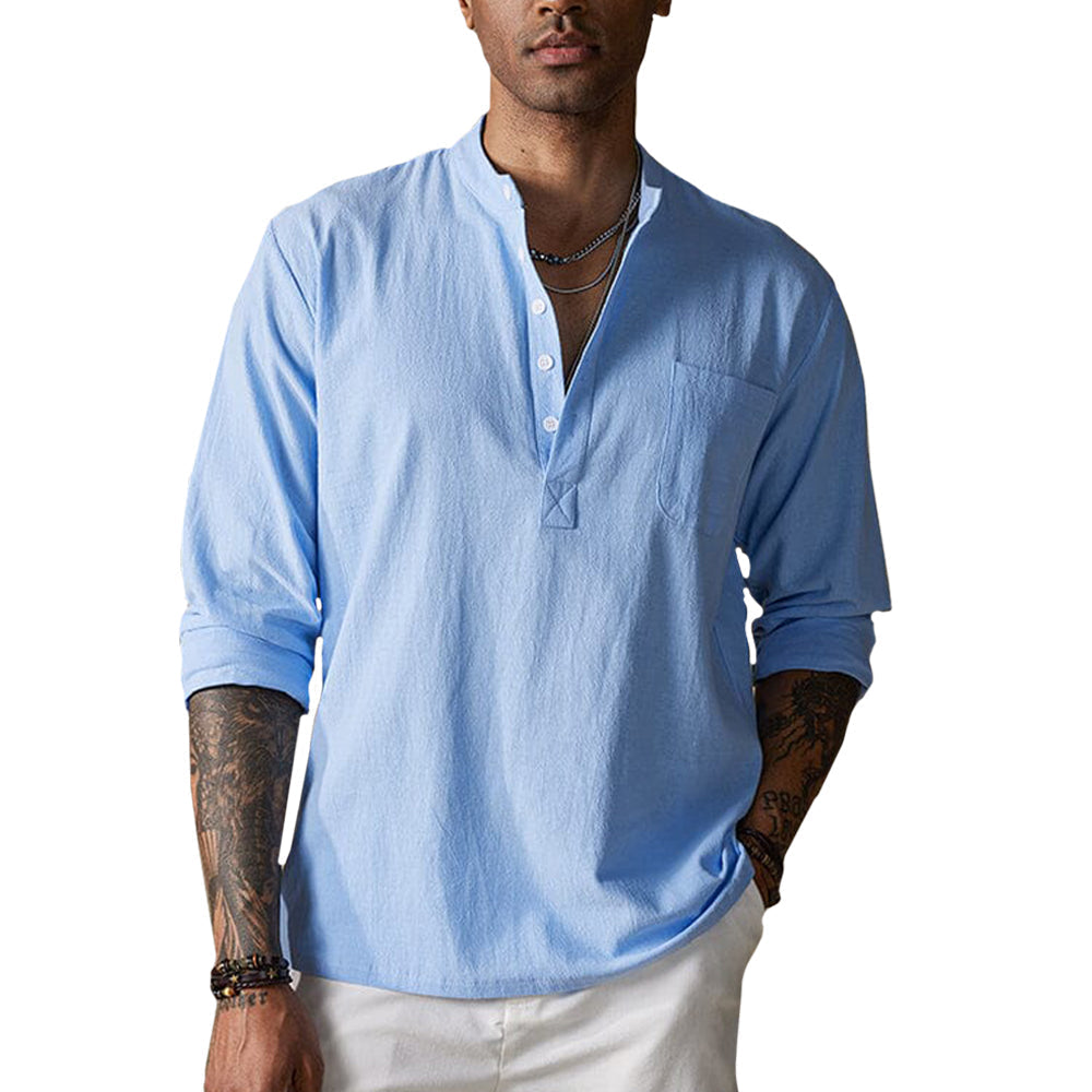 Camisa - Textura Amassada Respirável masculino