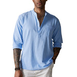Camisa - Textura Amassada Respirável masculino