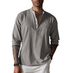Camisa - Textura Amassada Respirável masculino