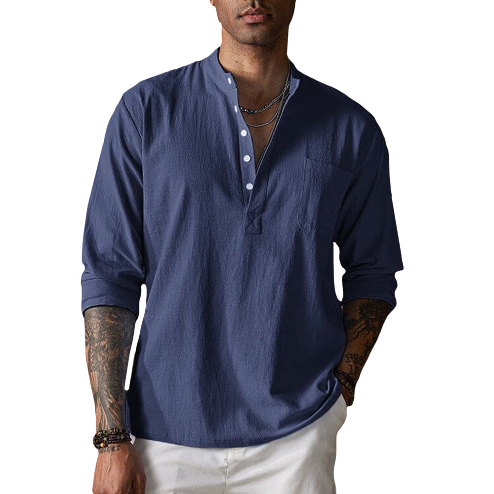 Camisa - Textura Amassada Respirável masculino