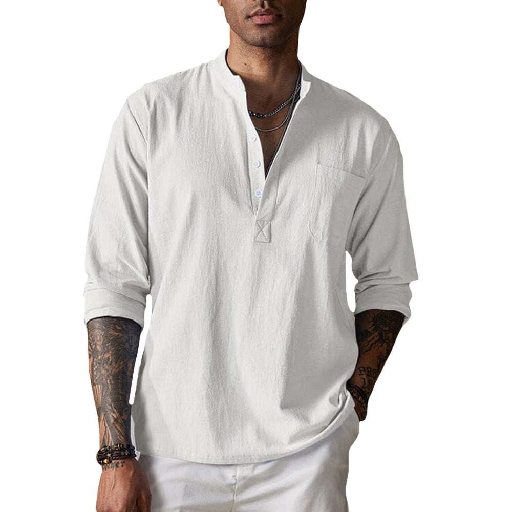 Camisa - Textura Amassada Respirável masculino