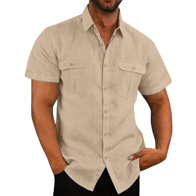 Camisa - Manga Curta Dois Bolsos masculino