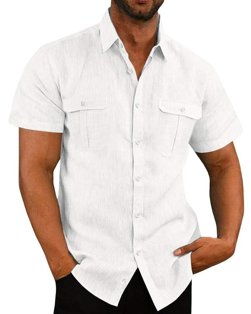 Camisa - Manga Curta Dois Bolsos masculino