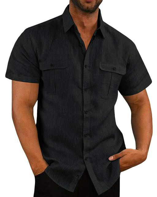 Camisa - Manga Curta Dois Bolsos masculino