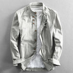 Camisa - Gola Alta Botão Vintage masculino