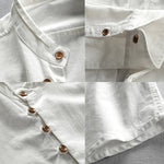 Camisa - Gola Alta Botão Vintage masculino