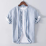 Camisa - Design Listrado Respirável masculino