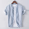 Camisa - Design Listrado Respirável masculino