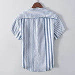 Camisa - Design Listrado Respirável masculino