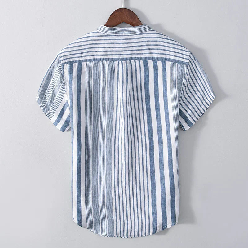 Camisa - Design Listrado Respirável masculino