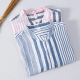 Camisa - Design Listrado Respirável masculino