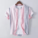 Camisa - Design Listrado Respirável masculino