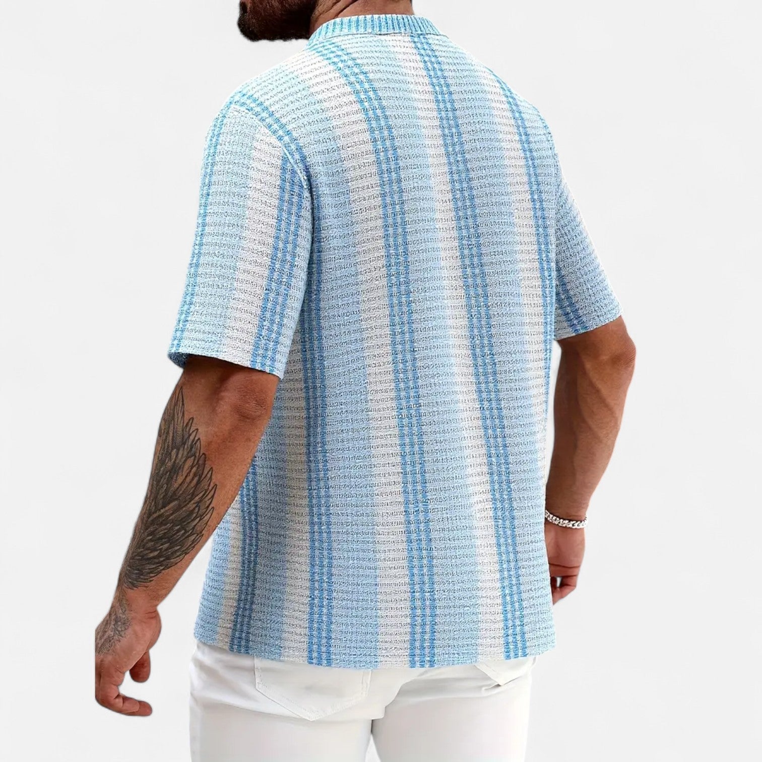Camisa - Mistura Listrada Leve masculino