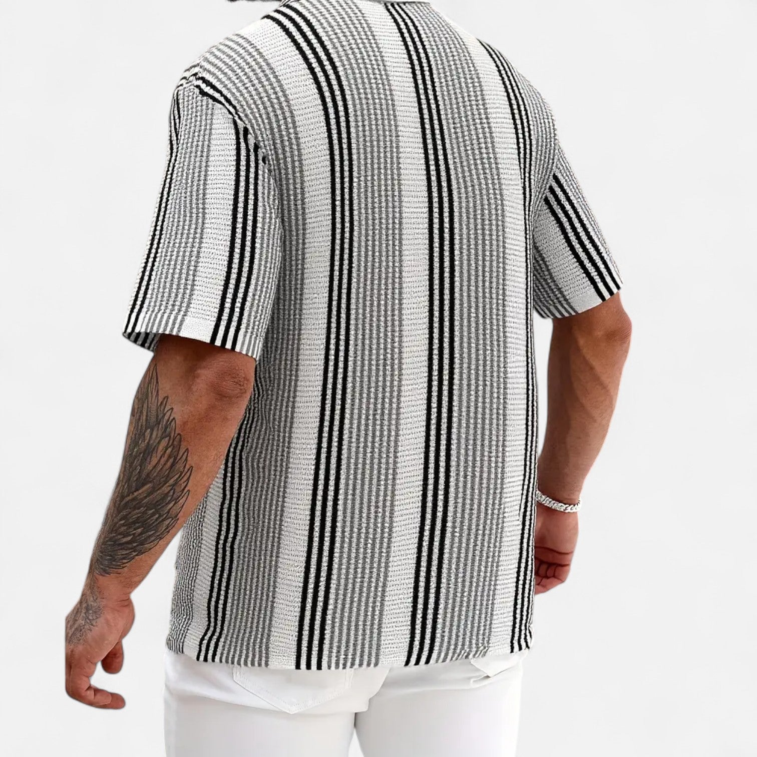Camisa - Mistura Listrada Leve masculino