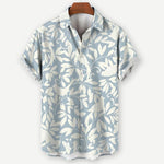 Camisa de Manga Curta - Estampa Folhas masculino