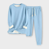 Conjunto de lã térmica feminino