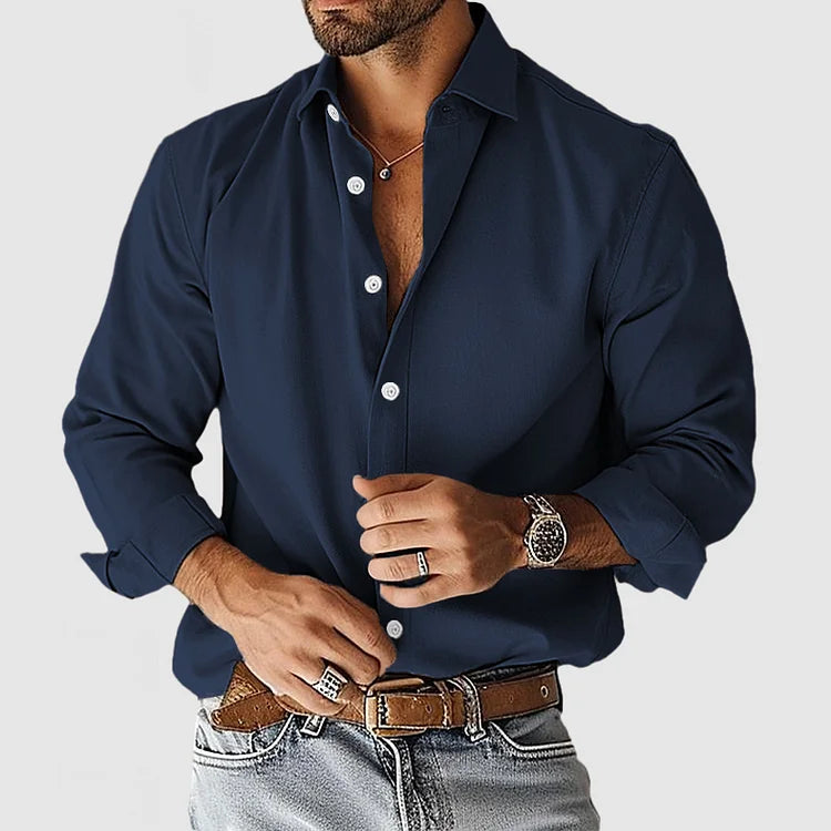 Camisa de Vestir Soft-Blend - Forma Limpa masculino