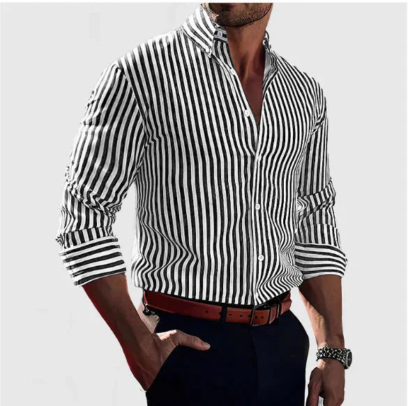 Camisa Overshirt Soft Blend - Riscas masculino