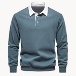 Sweatshirt Polo Soft-Blend - Flexível masculino