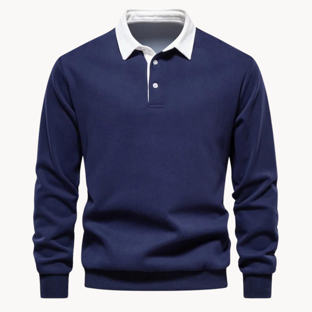 Sweatshirt Polo Soft-Blend - Flexível masculino
