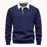 Sweatshirt Polo Soft-Blend - Flexível masculino