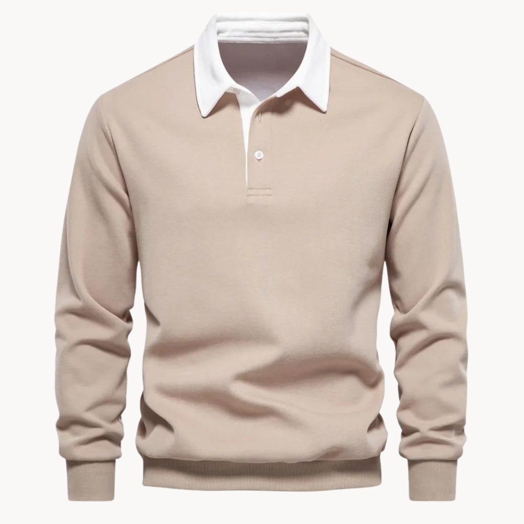 Sweatshirt Polo Soft-Blend - Flexível masculino