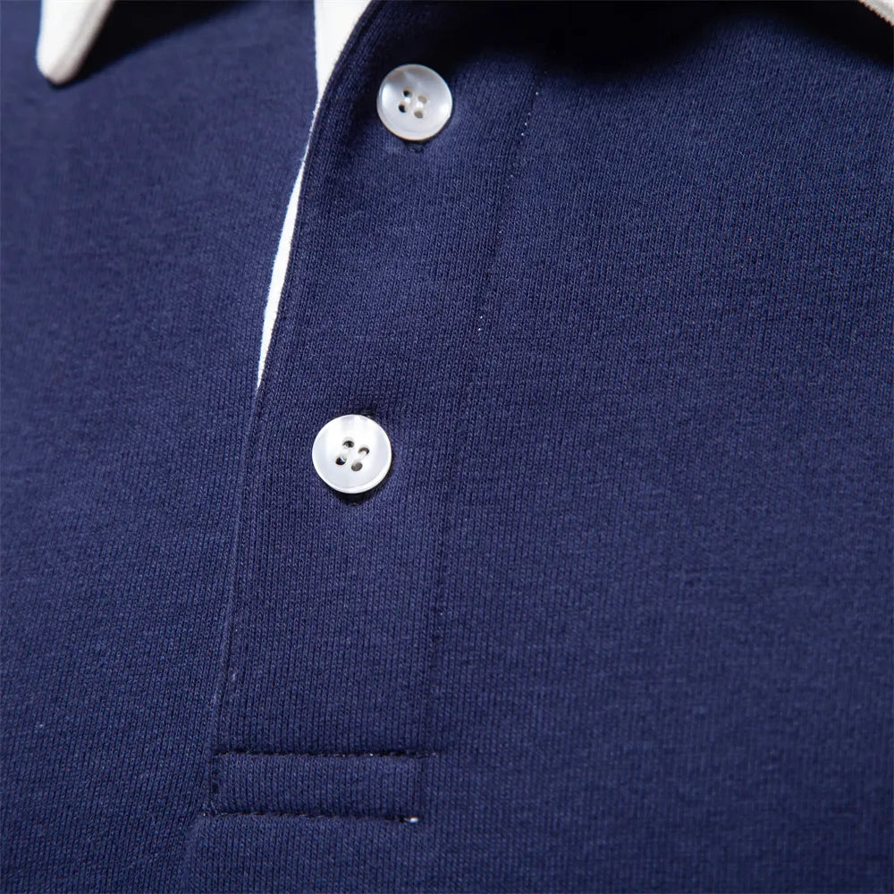 Sweatshirt Polo Soft-Blend - Flexível masculino
