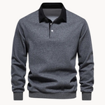Sweatshirt Polo Soft-Blend - Flexível masculino