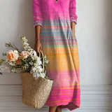 Oriana – Vestido Maxi Boémio Sofisticado