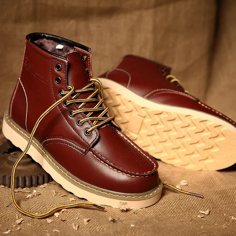 Botas em Couro Verdadeiro masculino