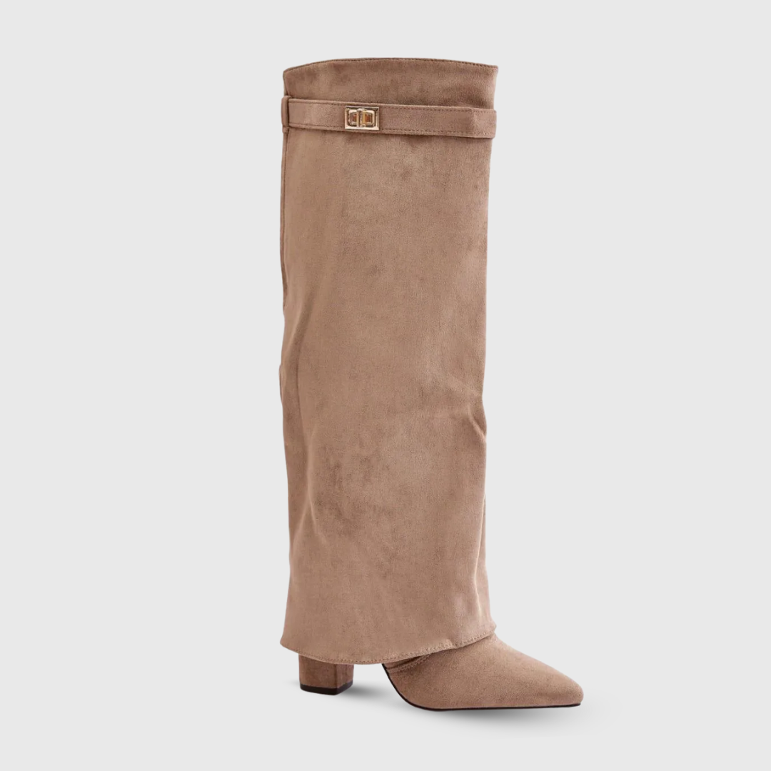 Botas Altas com Design Elegante feminino