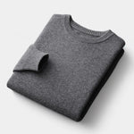 João - Mixed Knit Round Neck Jumper masculino