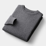 João - Mixed Knit Round Neck Jumper masculino