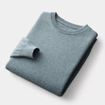 João - Mixed Knit Round Neck Jumper masculino