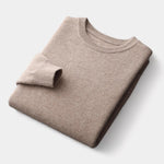 João - Mixed Knit Round Neck Jumper masculino