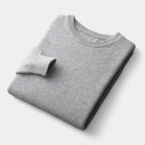 João - Mixed Knit Round Neck Jumper masculino