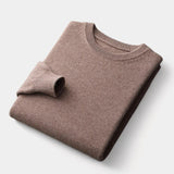 João - Mixed Knit Round Neck Jumper masculino