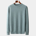 João - Mixed Knit Round Neck Jumper masculino