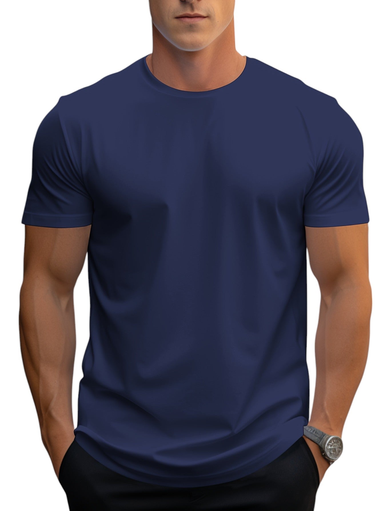 T-Shirt - Corte Regular Decote Suave masculino