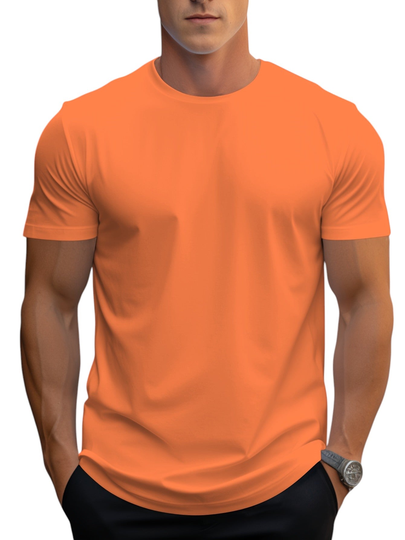 T-Shirt - Corte Regular Decote Suave masculino