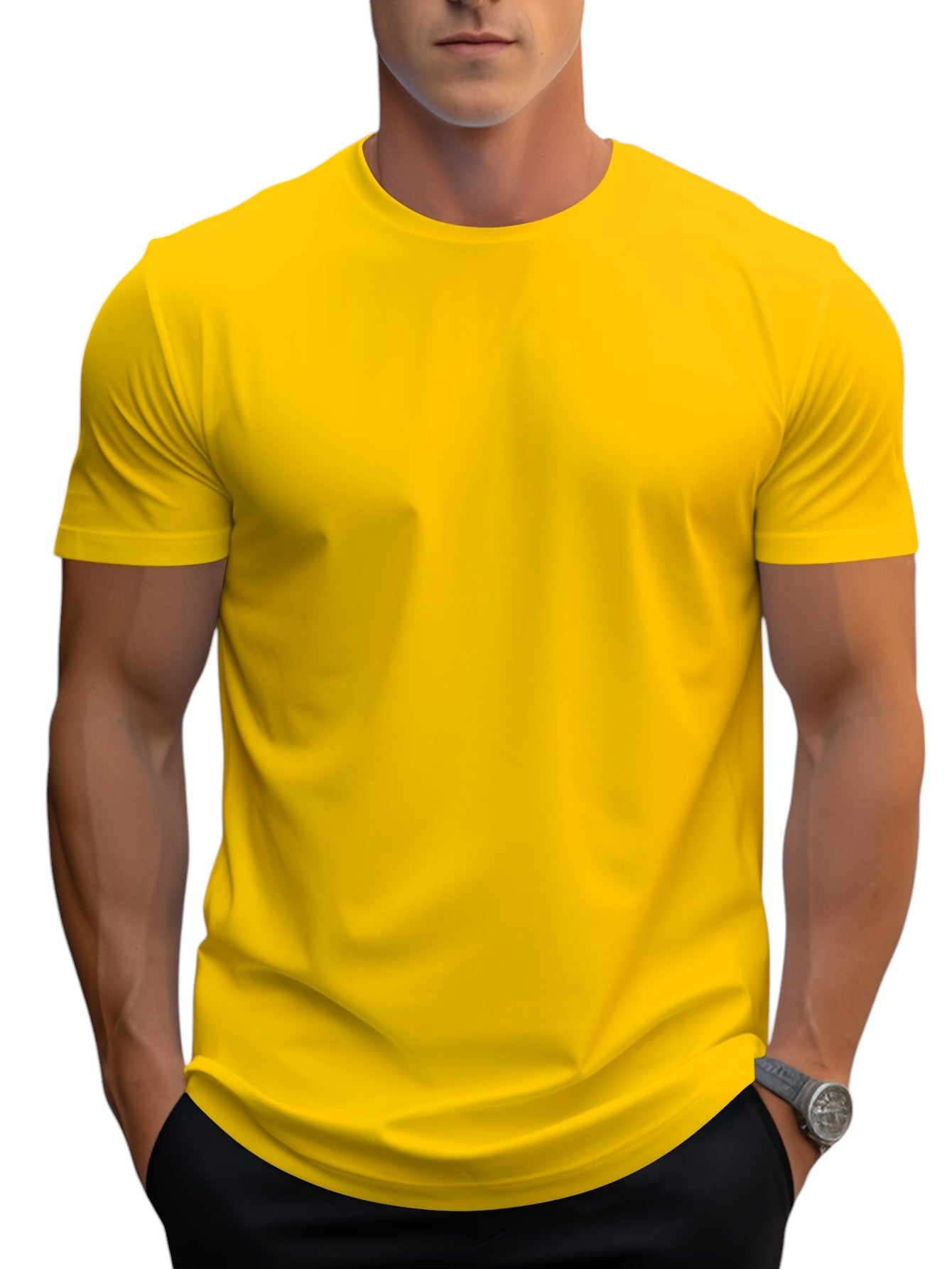 T-Shirt - Corte Regular Decote Suave masculino