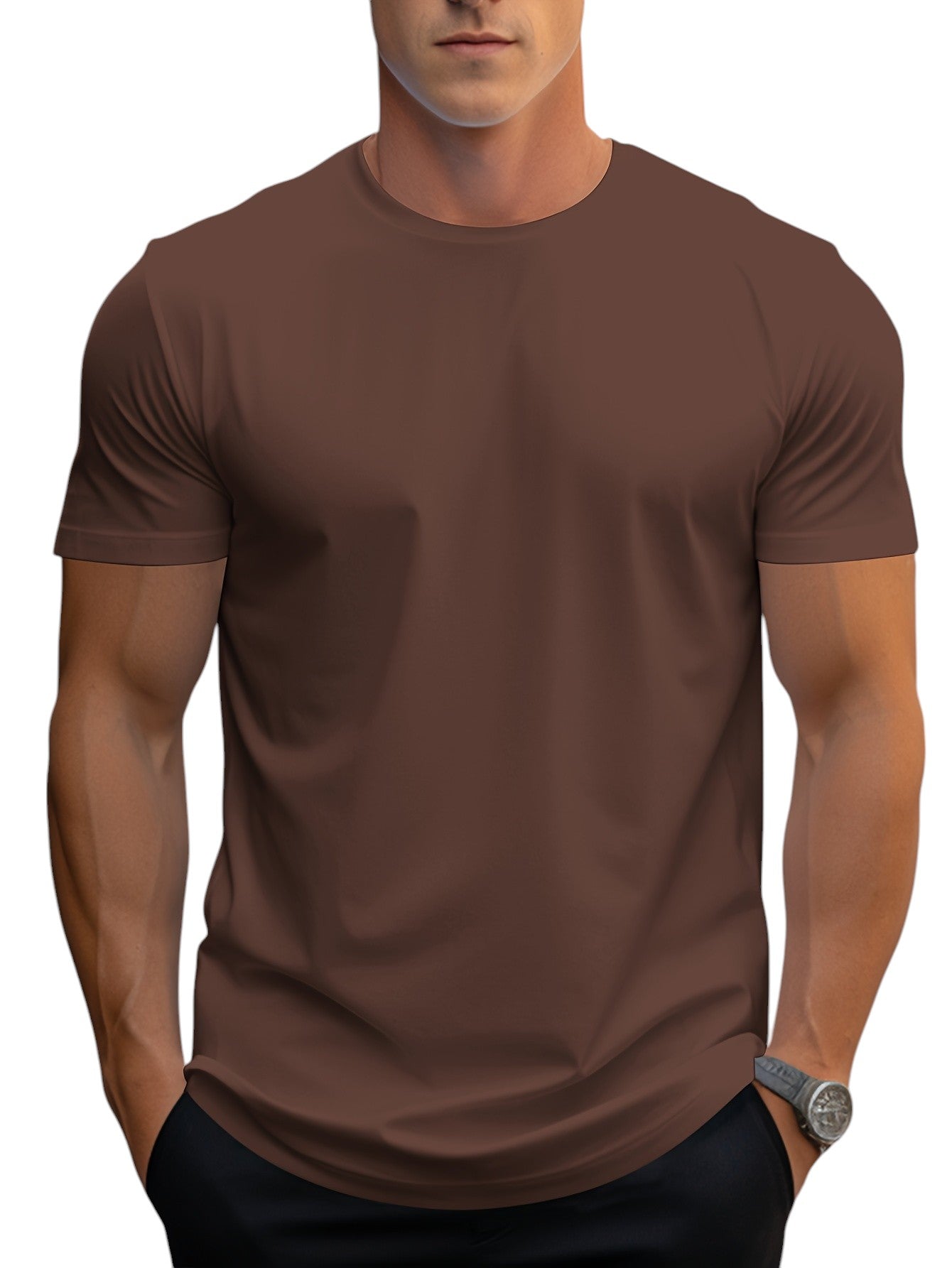 T-Shirt - Corte Regular Decote Suave masculino