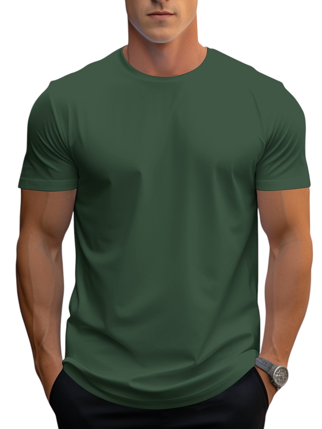 T-Shirt - Corte Regular Decote Suave masculino