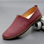 Mocassins Santorini em couro com elegância clássica masculino