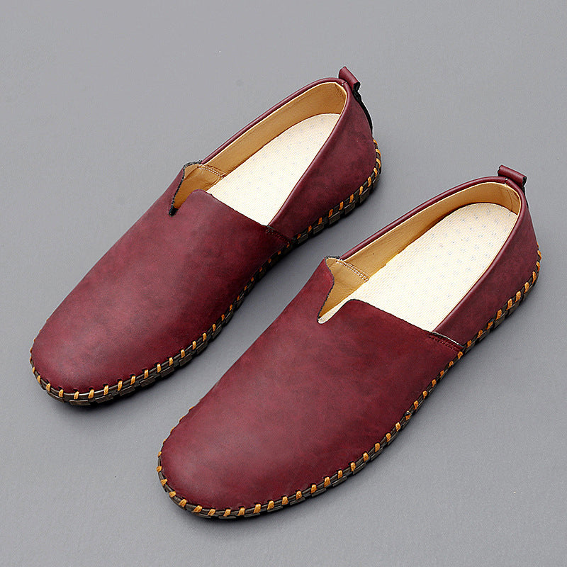 Mocassins Santorini em couro com elegância clássica masculino
