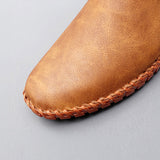 Mocassins Santorini em couro com elegância clássica masculino