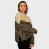 Marta - Suéter Suave de Gola Alta feminino
