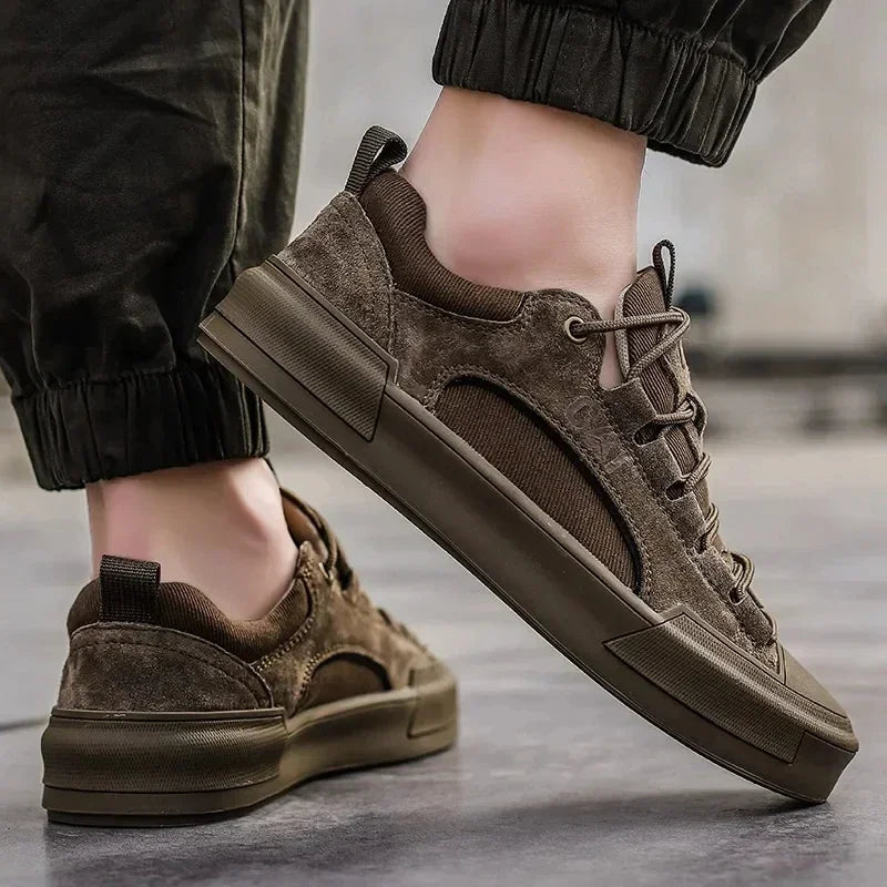 Ténis de couro masculino