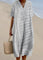 Elegante vestido geométrico feminino